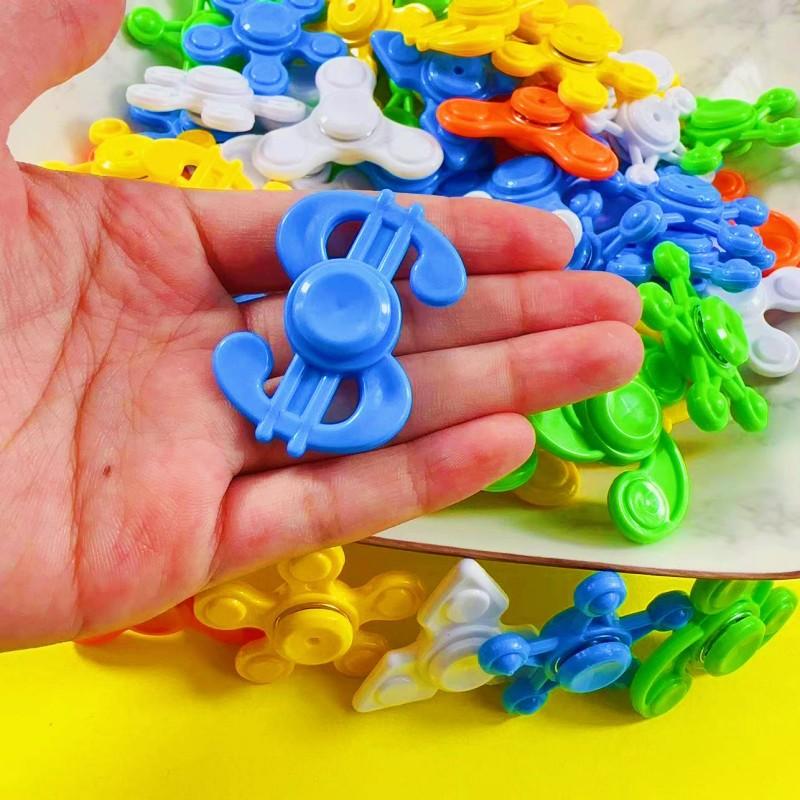 Children'S Finger Gyroscope Mini Fingertip Rotating Gyroscope Plastic Toy Egg Ghost Accessories Activity Gift Toys