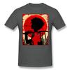 High Quality Unisex Samurai Champloo Funny Anime Unisexga Black Tshirt Samurai Sunset Mugen Pure Cotton Tees Harajuku Daily Life