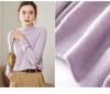Women's Cashmere Half-High Neck Slim-Fit Sweater – Soft, Smooth, and Stylish Design