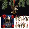 2025 Bird Advent Calendar 24 Days Handcrafted Acrylic Ornaments with Realistic Designs