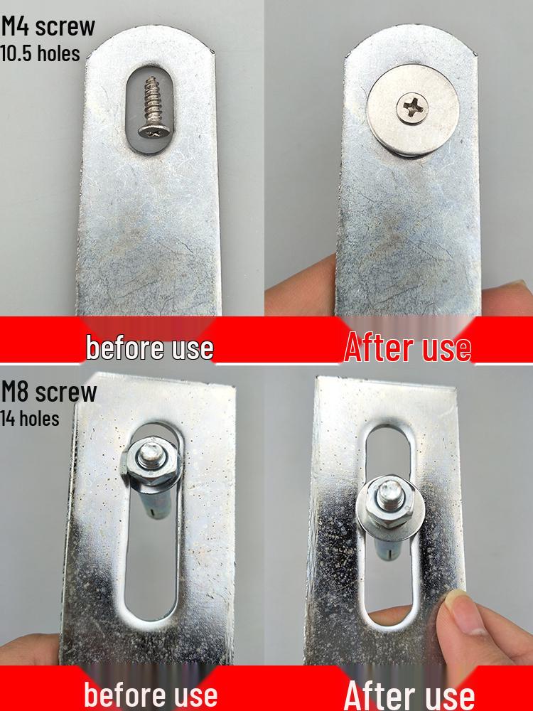 Galvanized Iron Flat Washer - Thickened & Widened Metal Spacer M4-M10