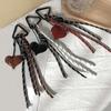 Bag Charm Love Shape Woven Rope Bow-knot Charm Pendant  Jewelry For Girl Women Gift Bag Decoration