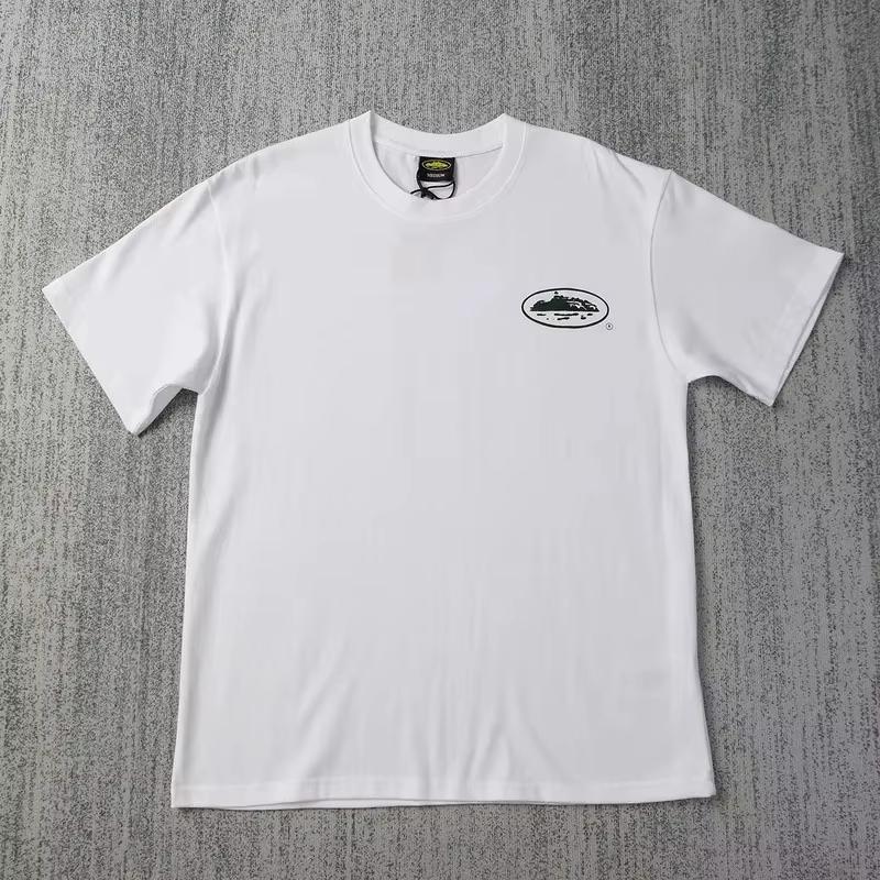2026 Estate Nuova Piccola Barca Stampata T-shirt a Manica Corta Larga Girocollo Traspirante Mezza Manica Casual Moda Marca
