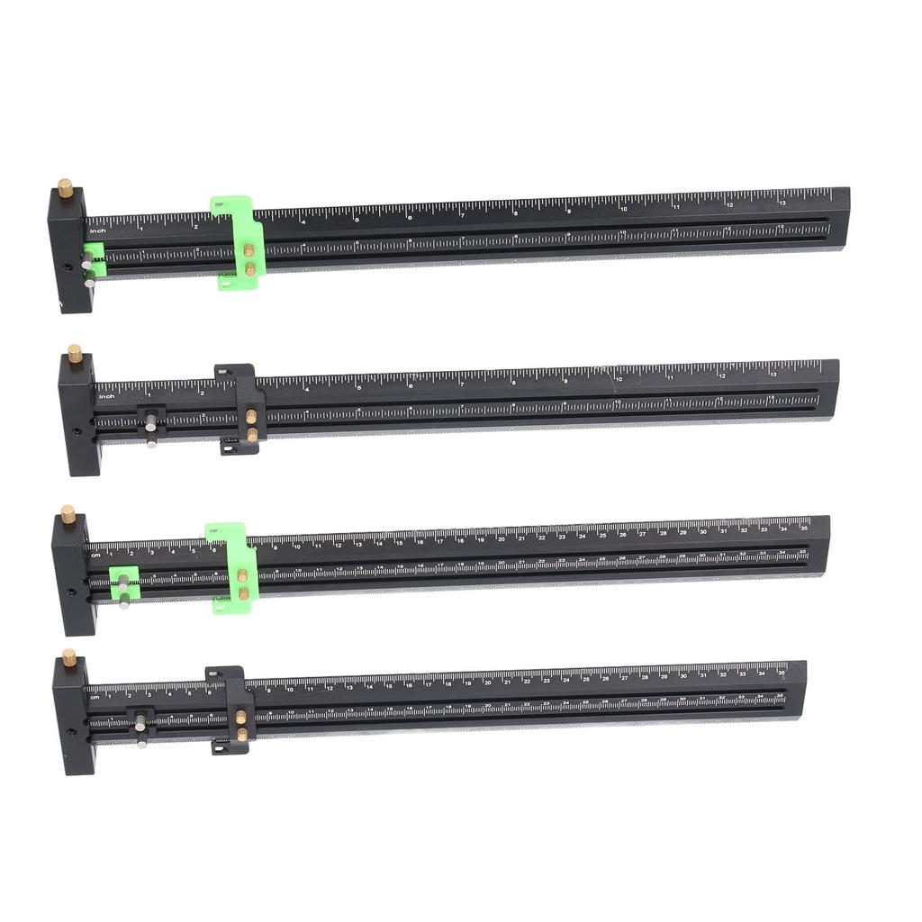 Riglă de scriere tip T din aliaj de aluminiu, multifuncțională, portabilă pentru prelucrarea lemnului, riglă pătrată în T cu stilou pentru