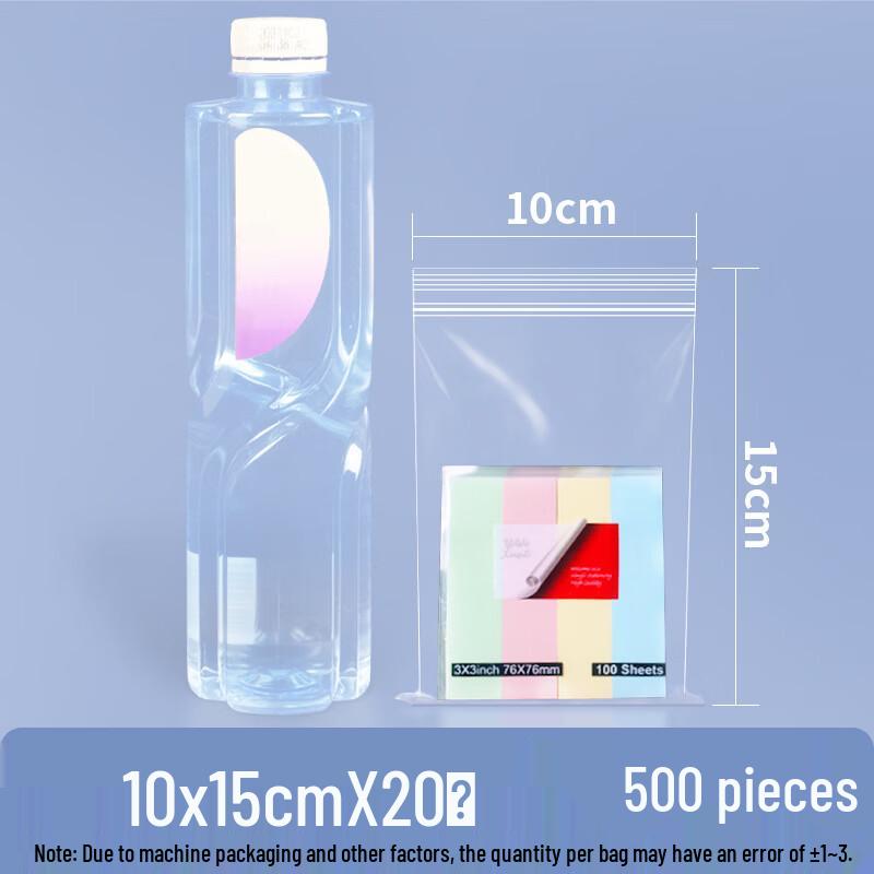 Thickened Transparent Resealable Food Storage Bags
