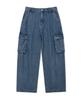WACKY WILLY Cargo Denim Pants Blue