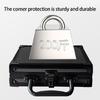 Travel Friendly Sturdy Aluminum Alloy Jewelry Holder With Lock Designs for Secure Storage of Valuables On The Way
