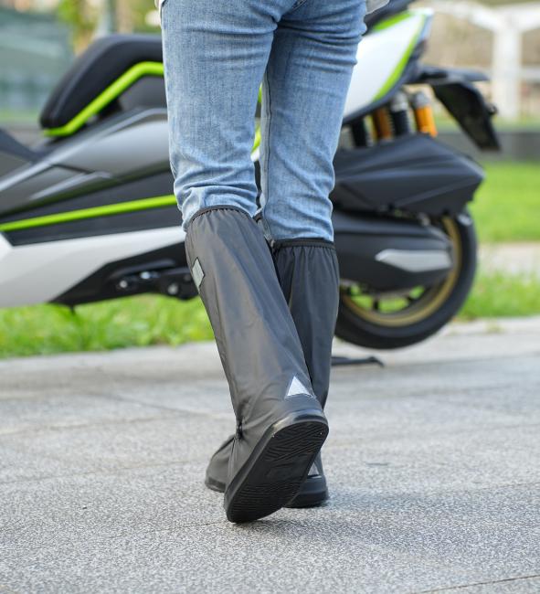 Thickened Long Tube Rain Boots Cover Rain Boots For Men And Women