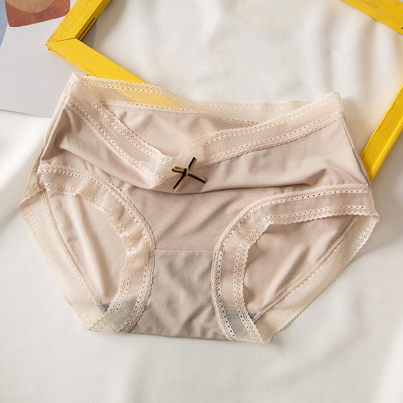 5Pcs Women's Panties Sexy Lace Underpants Bow Lace Briefs Sexy Underwear Low-Rise Pantys Intimates