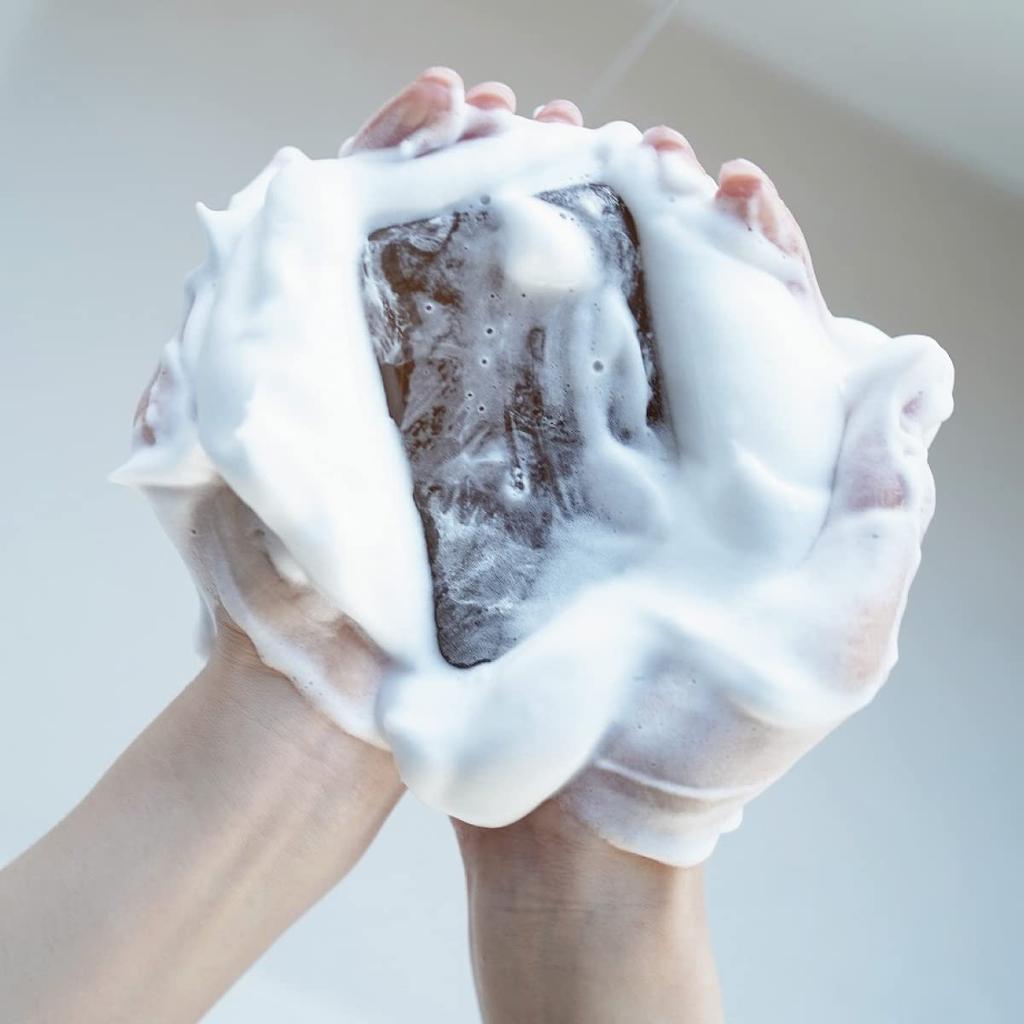 ACCOL AMAMI Mineral Soap Made in Japan Citrus Natural Essential Oils Blended Frame Soap Ingredients No Parabens Fluffy Foam Solid Soap be Used on Face