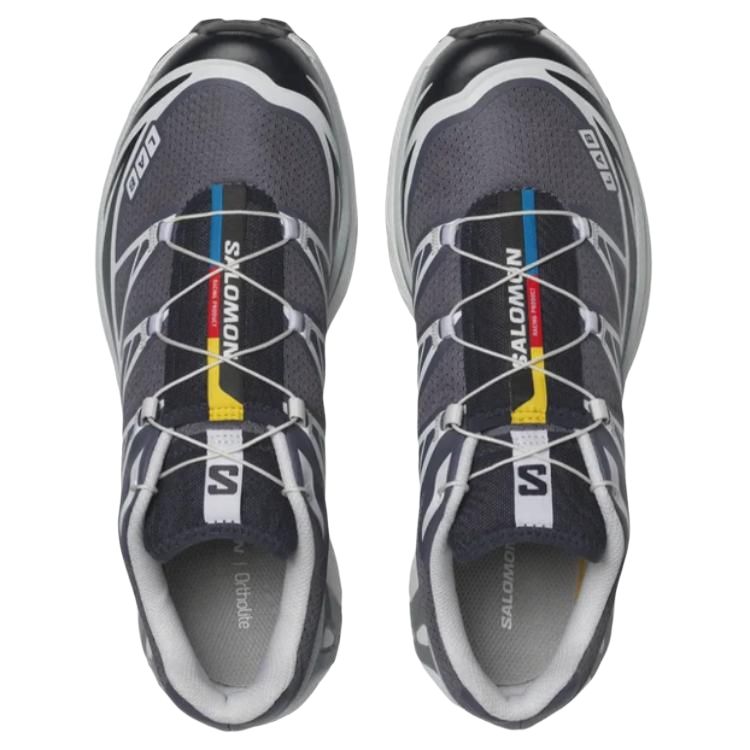 SALOMON XT-6 Comfortable Versatile Durable Low-Top Running Shoes Unisex Running Shoes Blue Purple 478640