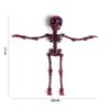 1Pc Magnetic Poseable Skull Fridge Magnet Funny Halloween Gift Easter Kitchen & Dining Decor Home Accessory, Quirky Decor