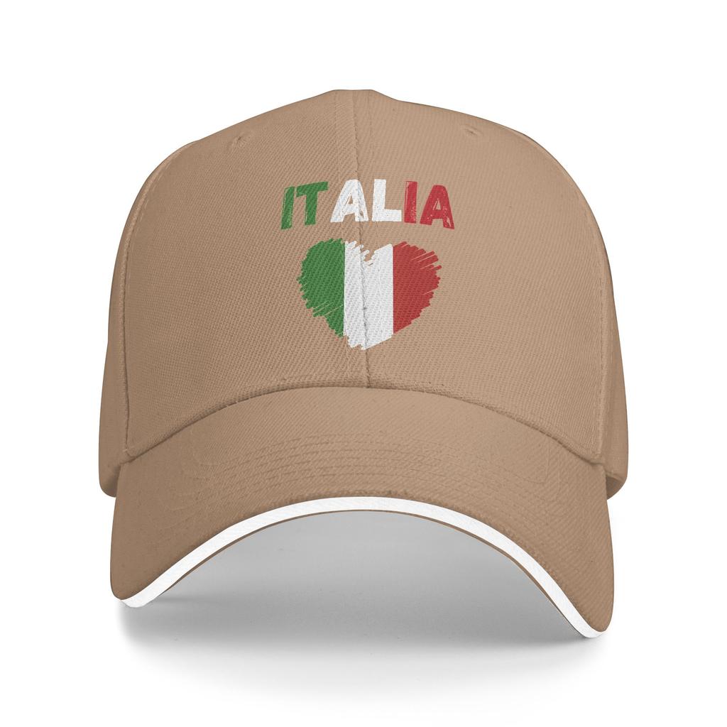 Unisex Italien Italienische Flagge Italia Outdoor Hut Trucker Cap Neue Baseballkappe Golfhüte