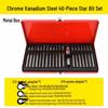 40-Piece Torx Bit & Hex Socket Wrench Set for Auto Repair
