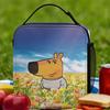 Chill Guys Lunch Bag Kawaii Lunch Box Outdoor Picnic Portable Insulated Thermal Lunch Bags For Women Waterproof Print Cooler Bag