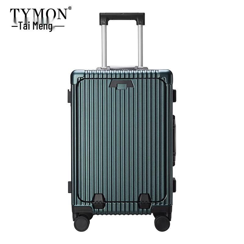 Tymon 24-inch Front-Opening Hardside Luggage with USB Charging