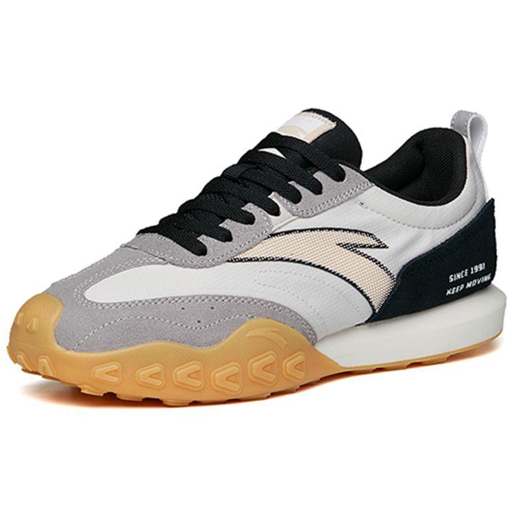 Anta Heritage Trendige Retro Low-Top Sportliche Freizeit Schuhe Herren Sneaker Grau Schwarz 112218856-3