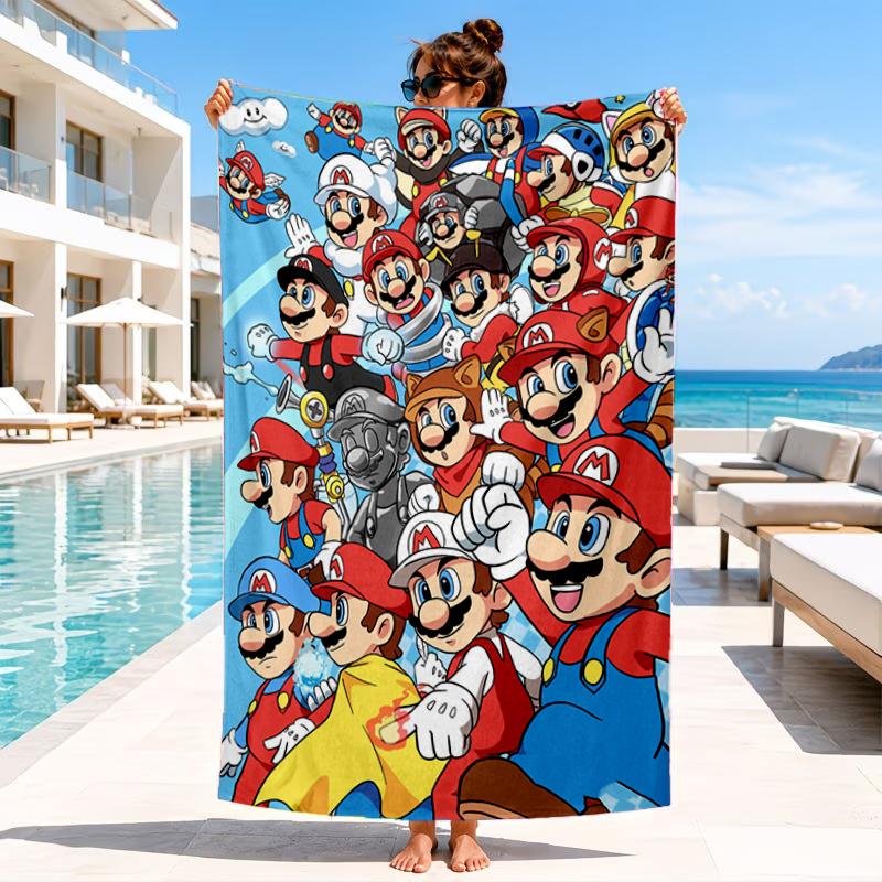 Princess Peach Adventure Beach Towel, Microfiber Beach Towel, Perfect For Pool, Beach, Travel, Home Decor Beach Party Fan Gifts
