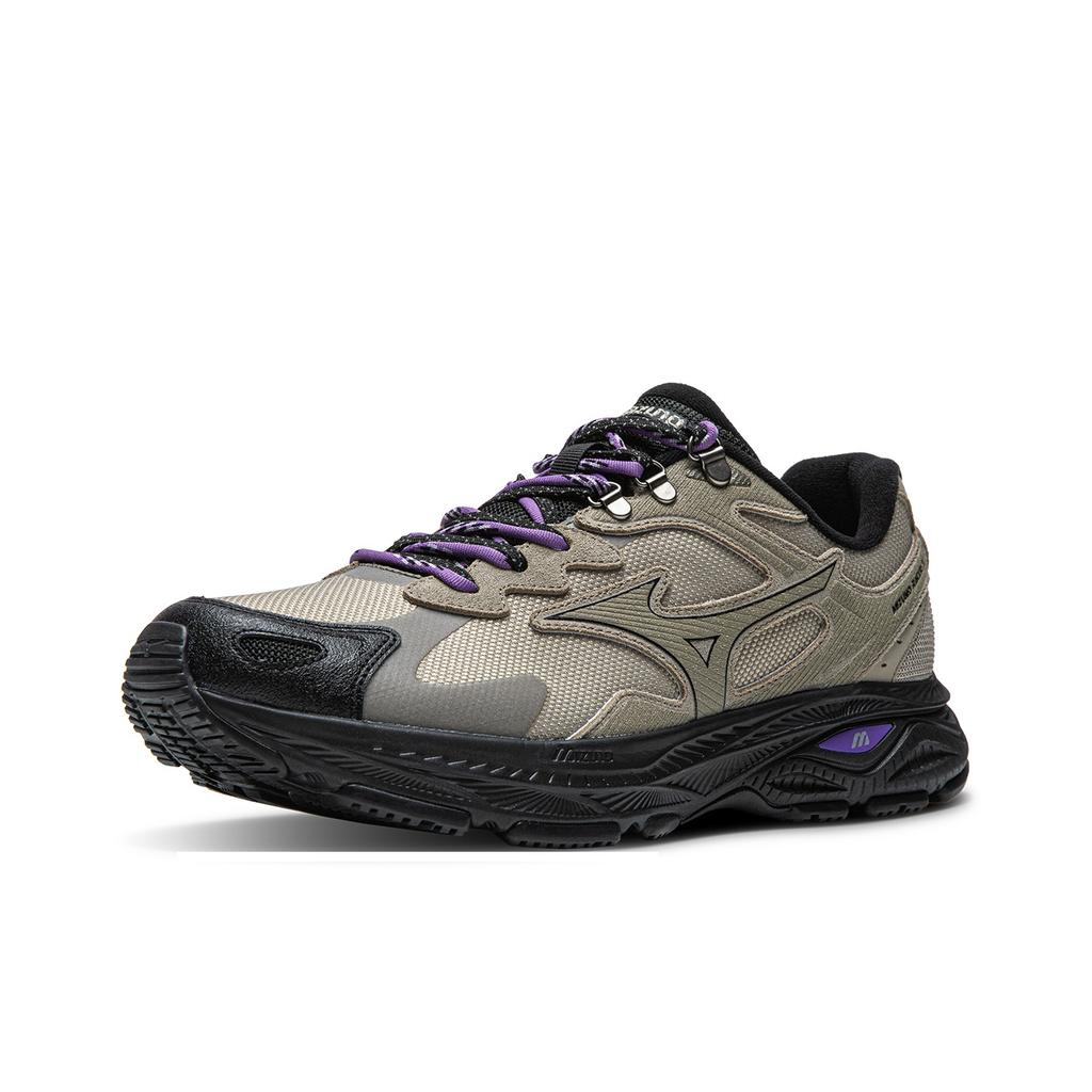 Mizuno Racer S Vanntett Utendørs Slitesterk Sklisikker Komfortabel Fritidssko Lav Topp Løpesko Unisex sneaker Khaki D1GH263502