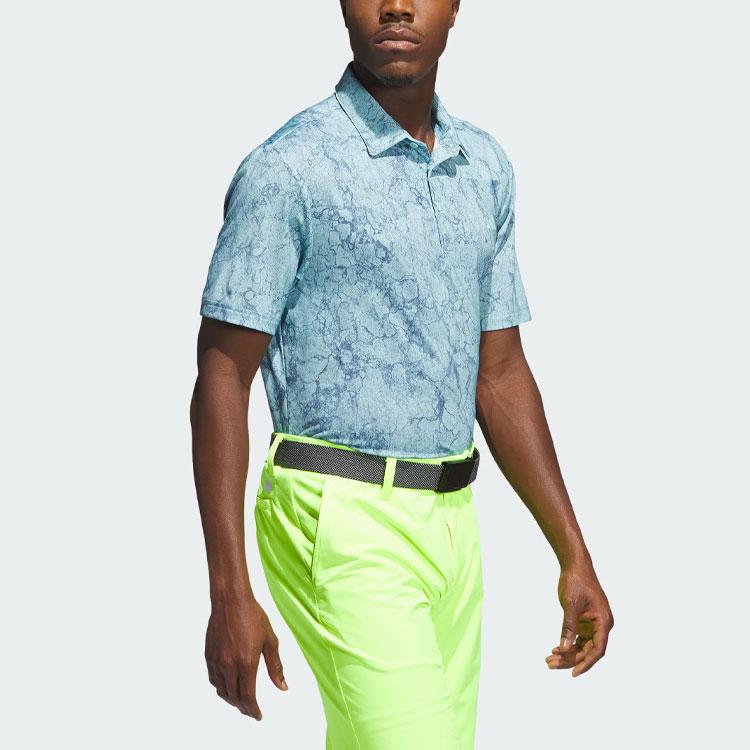 adidas Ultimate365 Print Polo Shirt Tie-Dye Men Polo Shirts Blue HZ3189