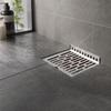 304 Stainless Steel Side Drain Right Angle Design Side Floor Drain Wall Corner Drain  Kitchen