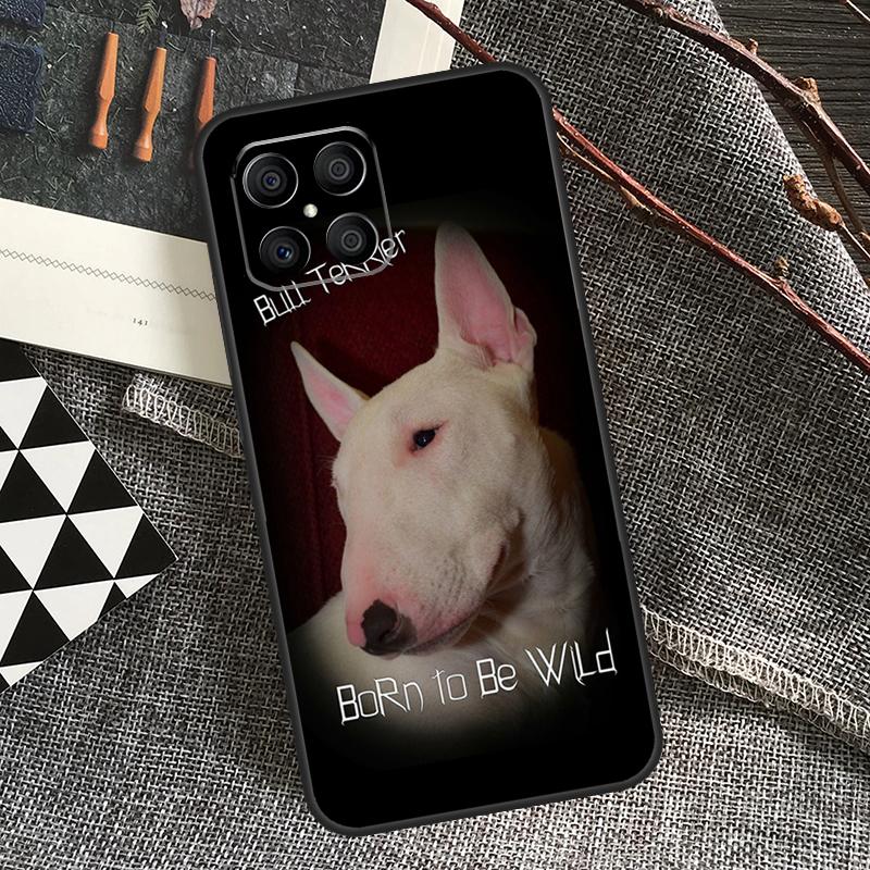English Bull Terrier Dog For Honor Magic 6 Pro Magic 5 Lite 50 70 90 Lite X6 X7 X8 X9 X6a X7a X8a X9a X8b X9b Case