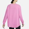 Nike Crew Neck Pullover Long Sleeve T-Shirt Women Tops Pink FN2818-675