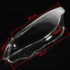Pair Front Headlamp Lens Cover For BMW 5-Series M5 E60 E61 525i 530i 545i 550i 2003-2010 Headlight Shell Transparent Lampshade