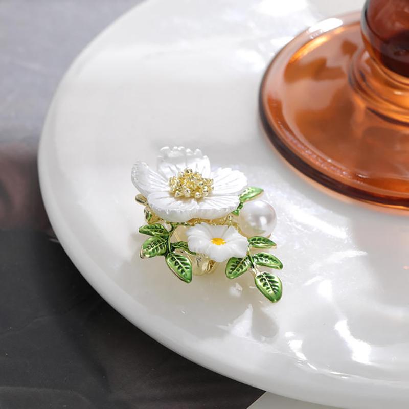 Цветочные Броши Для Женщин Роскошные Броши Маргаритка Жасмин Булавки Аксессуары Для Одежды