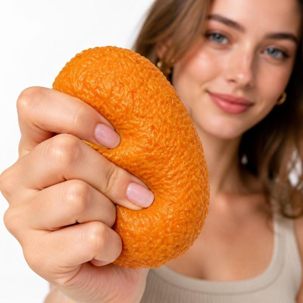 Slow Rebound Squishy Fidget Toy Fried Crispy Cake Shape Decompression Pinch Toy  Home Office