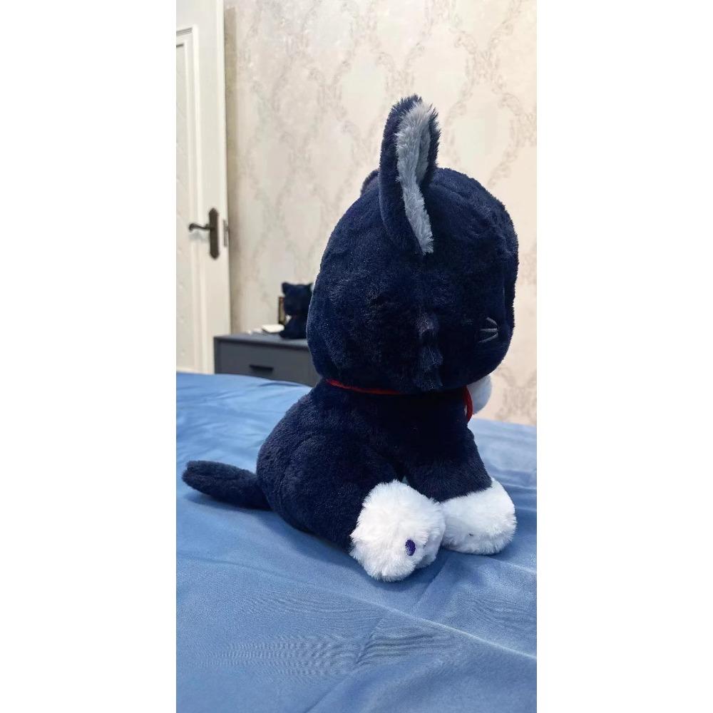 40cm Big Scaramouche Cat Cute Plush Doll Genshin Impact Wanderer Pet Cosplay Stuffed Pillow Animal Toy