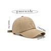New Cotton Embroidery Letters Baseball Cap for Women Solid Color Adjustable Sunshade Hat Outdoor Hip Hop Sports Peaked Caps