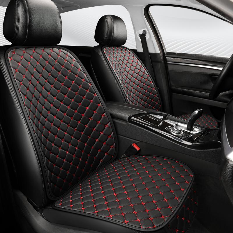 New Car Seat Cushion Universal Comfort Breathable Leather Diamond Grid Single Seat Multi-Pack Universal Vehicle Seat Pad