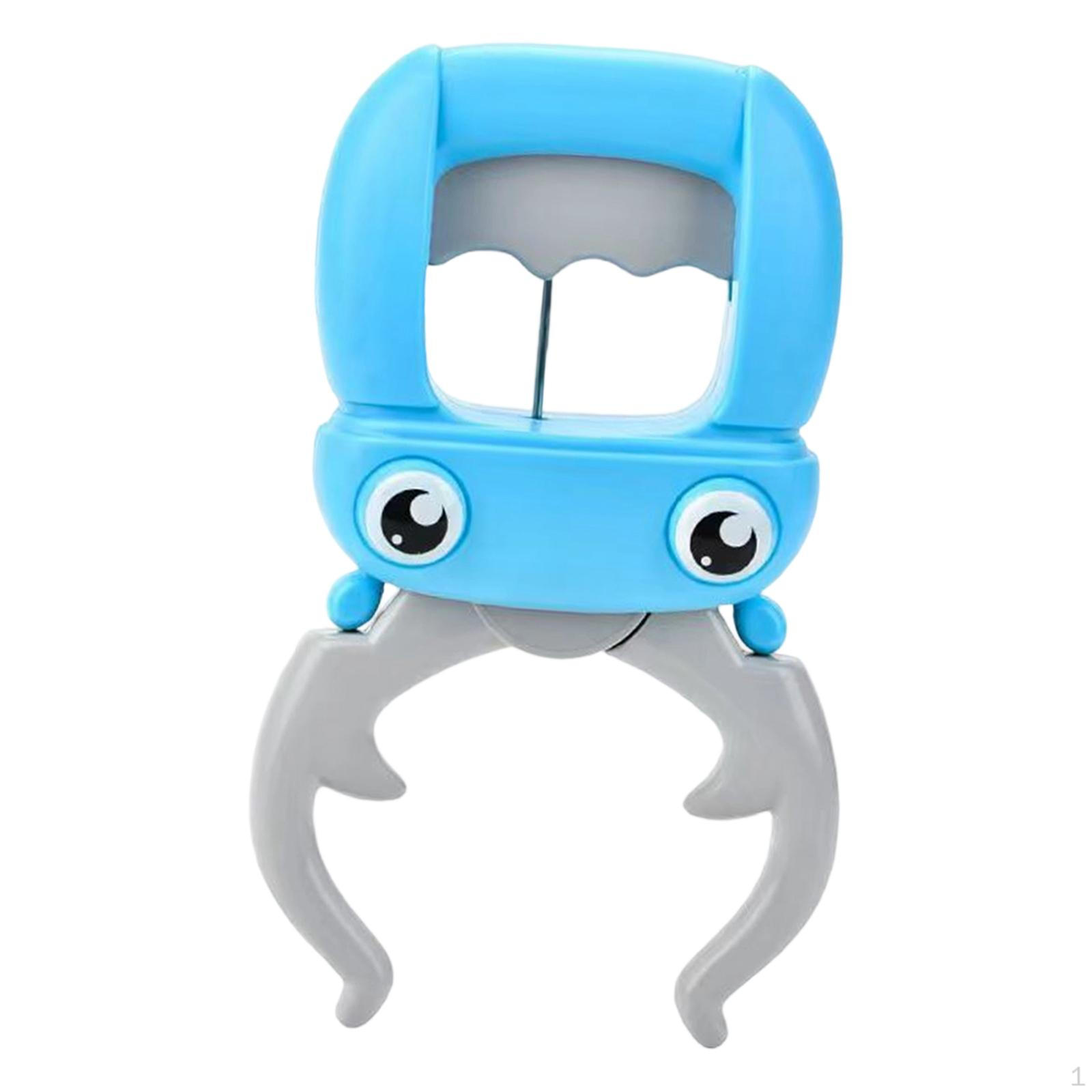 

Интерактивная игрушка-захват клешней, сборщик мусора, длина 17 см, ударопрочная рука робота, захват для пожилых синий