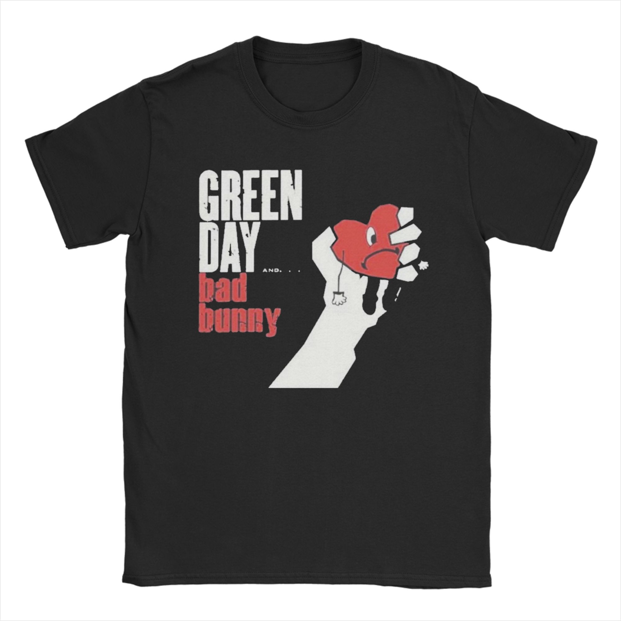 

Bad Bunny Green Day Super Bowl LX fun Graphic Tshirt Cotton unisex Short Sleeve Loose shirt Y2k fashion Summer Unisex streetwear XL