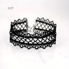 Summer Newest Fashion Jewelry Accessories Sexy Hollow Out Lace Black Choker Necklace for Couple