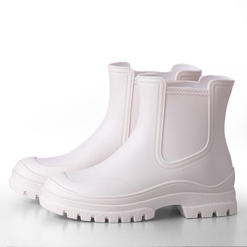 Women's new rain shoes boots outdoor work rubber shoes lightweight non-slip kitchen overshoes