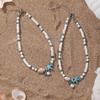 Elastic Starfish Pendant Ankle Pearl Beach Foot Chain Fashion Boho Beaded Anklets  Summer