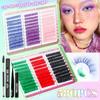 Color Diy Large Capacity Eyelash Book Natural Thick 580 Clusters D Song Segmented False Eyelash Set
