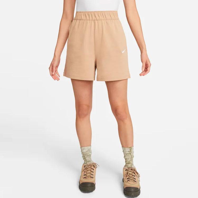 New Nike Casual Shorts Women's Brown DM6729-200