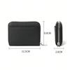 Leather Women's Wallet Short FRID Anti Demagnetization Wire Grid Coin Wallet Men's Card Bag