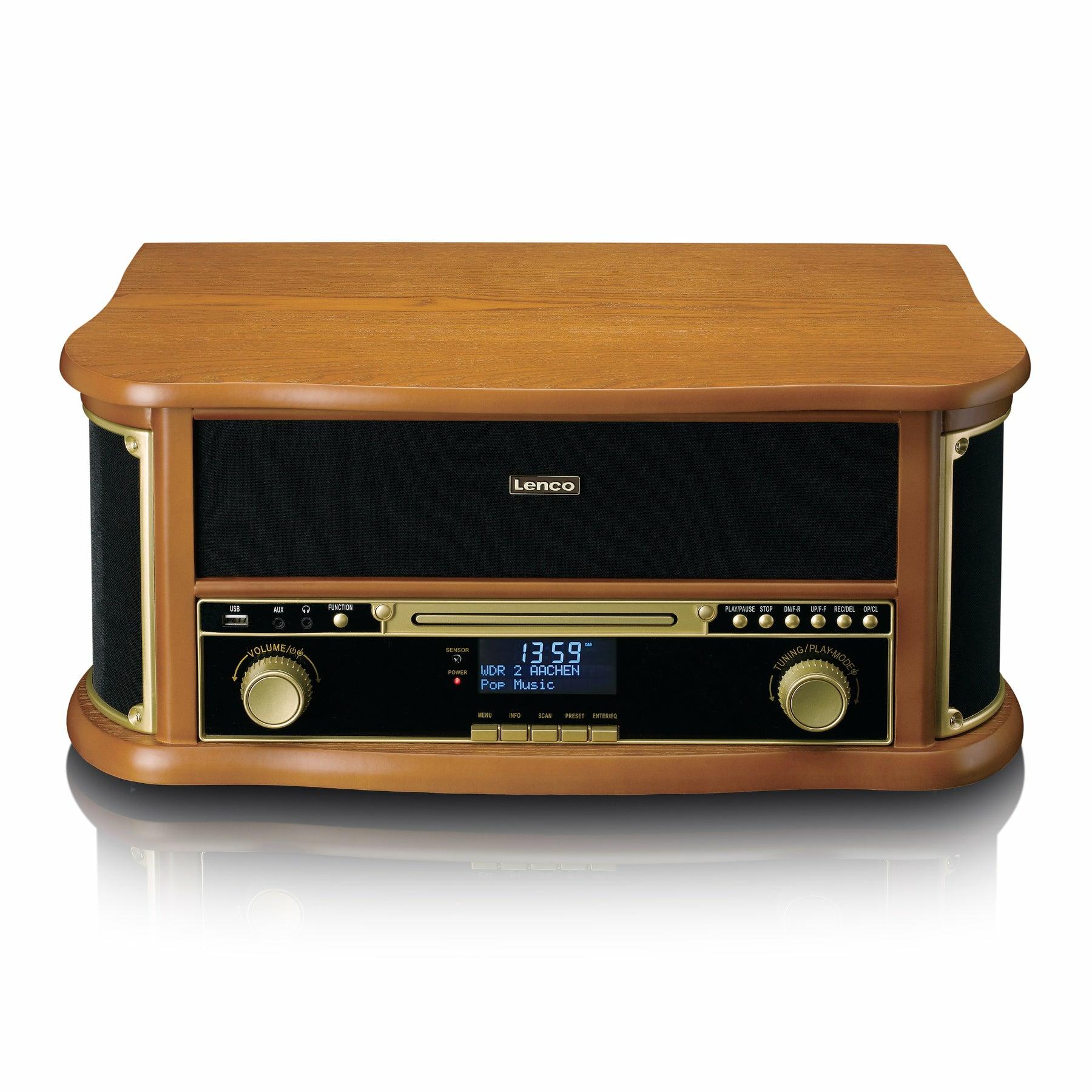 Classic Phono Platten/Kassettenspieler Tcd-2571Wd Wood - Bild 5