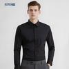 ROMON Men's Business Formal Long-Sleeve Shirt