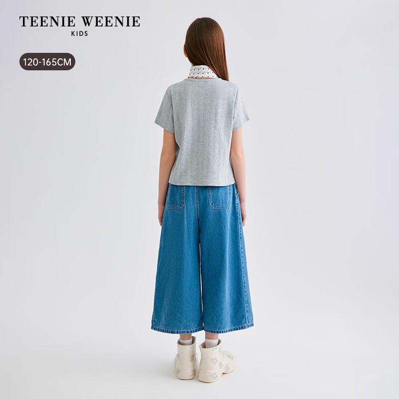 Teenie Weenie Girls' Cotton Knit Short Sleeve Cardigan Sweater