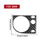 Real Carbon Fiber Dash Headlight Switch Knob Cover For BMW 3 Series E36 1991-99