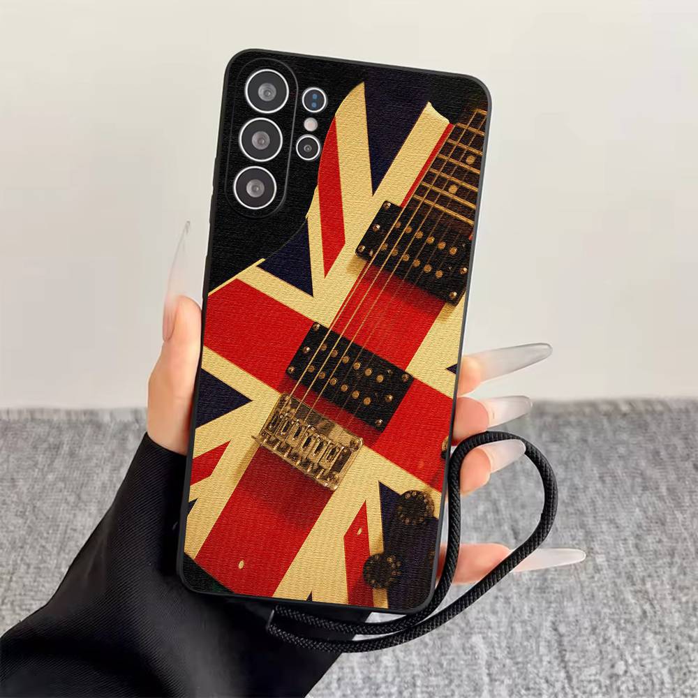 

British National Flag Culture Phone Case Black Silicone Soft For Samsung S25,S24,S21,S22,S23,S30,Ultra,S20,Plus,Fe,Lite Samsung S20ULTRA5G