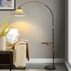 Modern Floor Lamp Nordic Standing Lights with Round Table Art Deco Fishing Lamp Living Room LED Sofa Floor Lights for Tea Table
