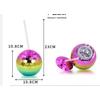 580ML Electroplated Ball Plastic Cup, Sparkling Bar Disco Glass, Household Water Cup