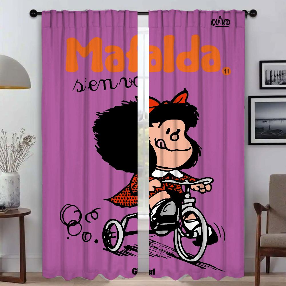 Mafaldas Elegant Room Curtains for Camera Blackout Curtain Partition Home Interior Curtains 2 Pieces Shades Tulle for Bedroom