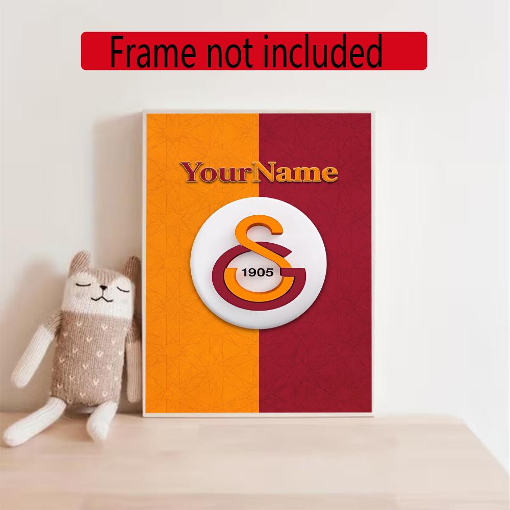 Galatasaray Customize Text Diamond Painting Round Diamond Mosaic Suitable For Beginners Diamond Painting Rhinestones Gift Frameless